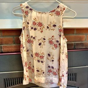 CUTE PINK REPUBLIC BLOUSE WHITE WITH FLORAL DESIGN